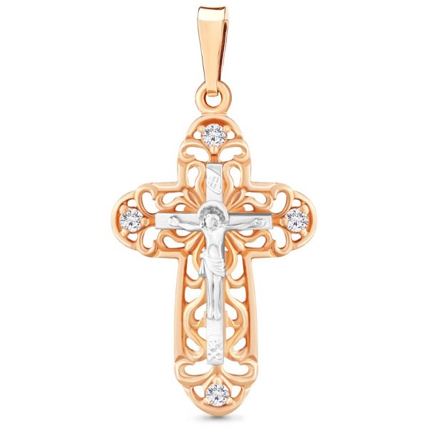 Подвеска Аквамарин - Серебро 925, Фианит (арт. 20474А.6)