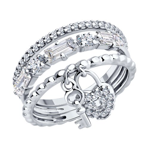 Кольцо Diamant - Серебро 925, Фианит (арт. 94-110-01849-1)