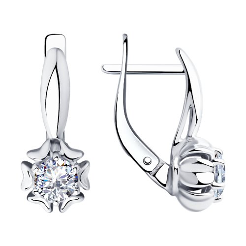 Серьги Diamant - Серебро 925, Фианит (арт. 94-120-00420-1)