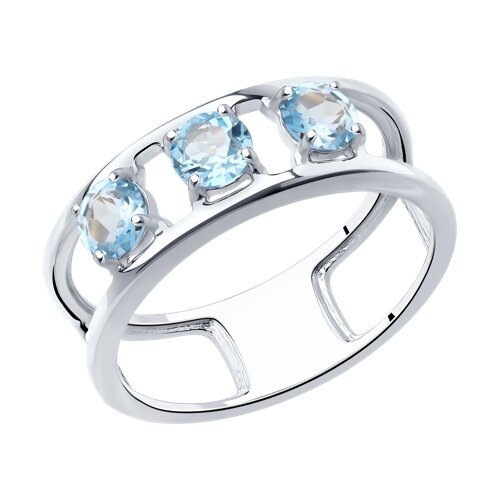 Кольцо SOKOLOV - Серебро 925, Топаз (арт. 92012126)