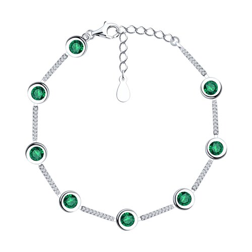 Браслет SOKOLOV - Серебро 925, Фианит (арт. 94051052-91)