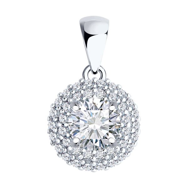 Подвеска SOKOLOV - Серебро 925, Фианит (арт. 94033158-91)