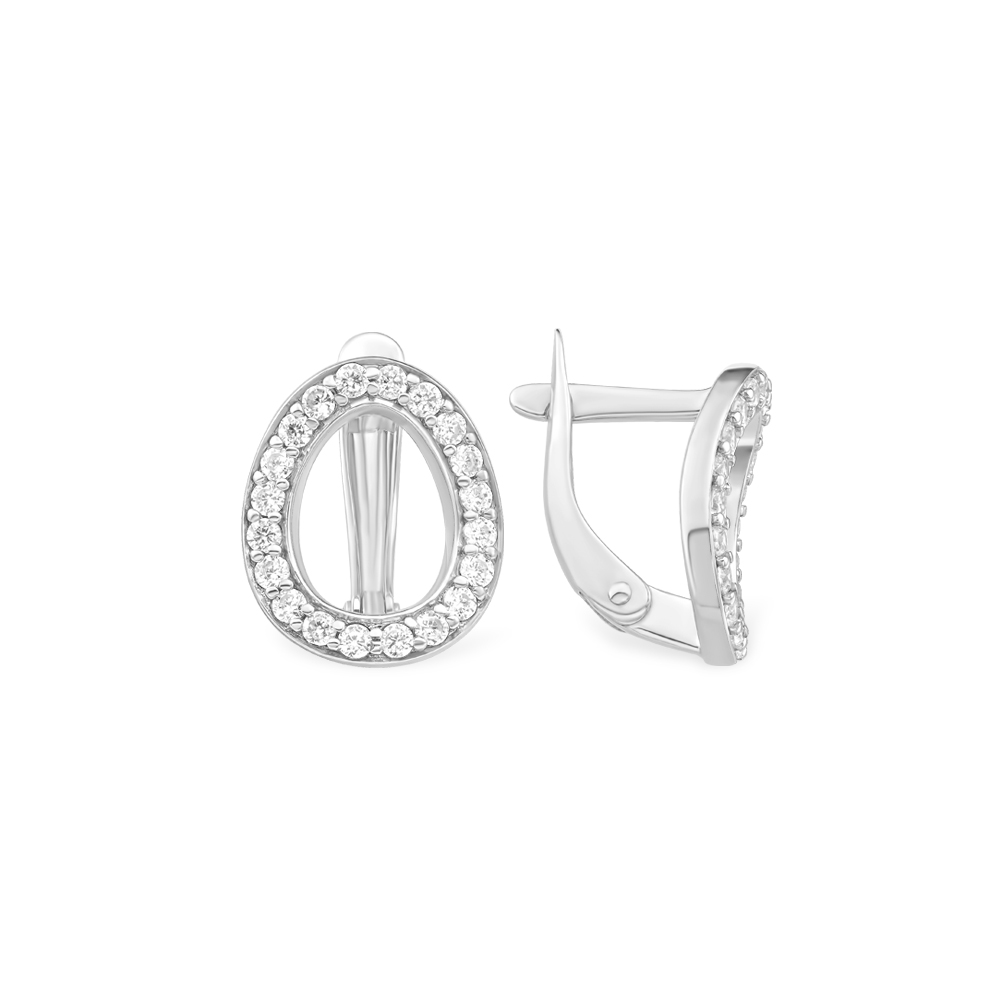 Серьги EFREMOV - Серебро 925, Фианит (арт. 12100113629-501)