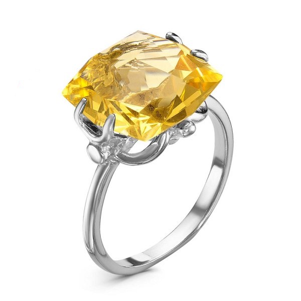 Кольцо Красная пресня - Серебро 925, Синтетический топаз (арт. 2362252Д17)