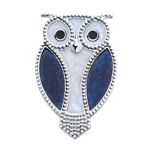 Брошь SOKOLOV - Серебро 925, Эмаль (арт. 94040306)