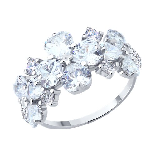 Кольцо SOKOLOV - Серебро 925, Фианит (арт. 94014406)