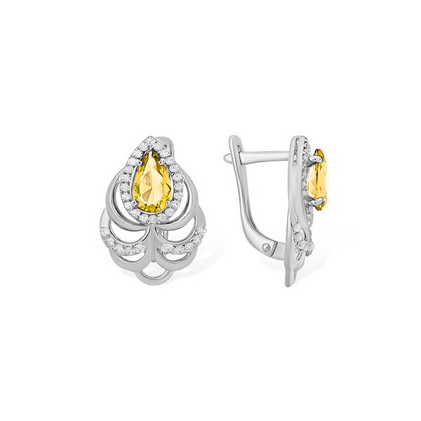 Серьги EFREMOV - Серебро 925, Фианит (арт. 1215013407-512)