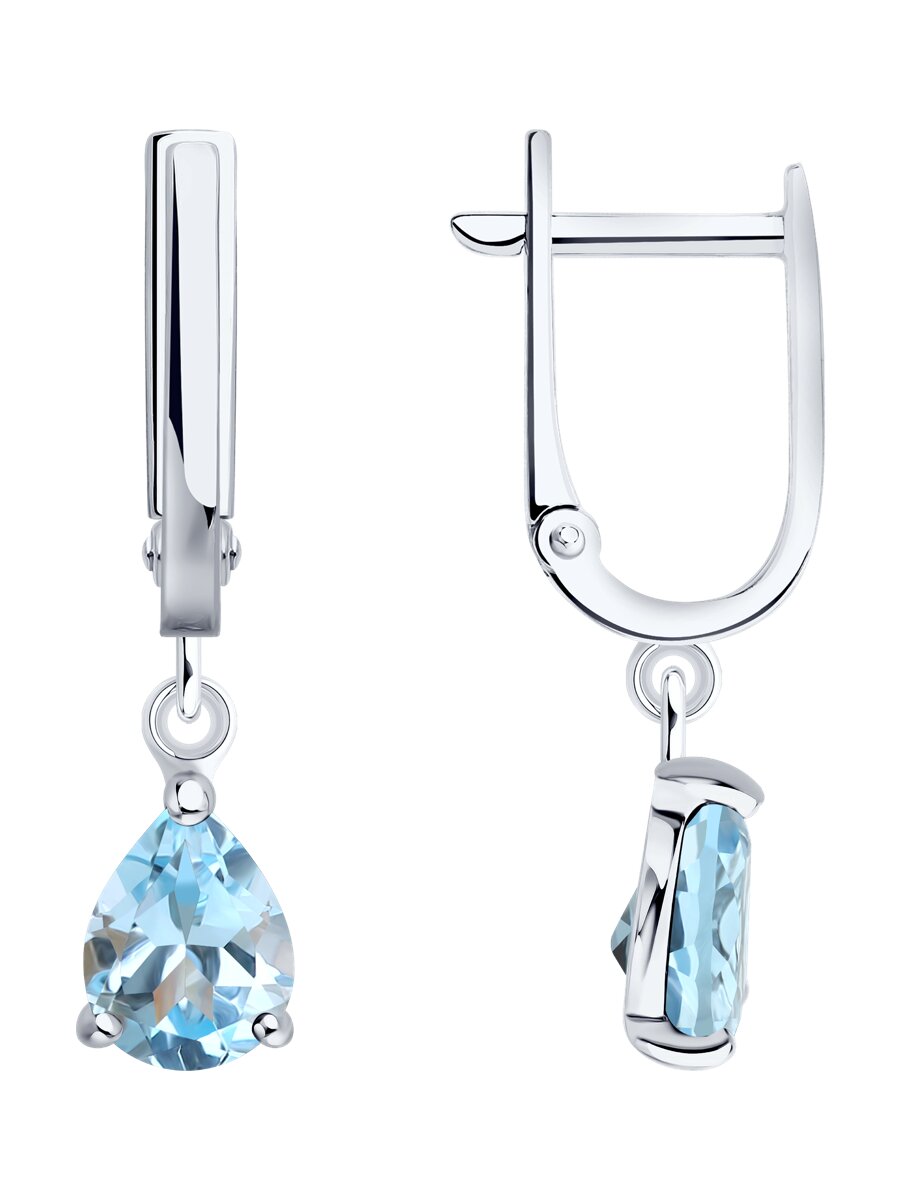 Серьги SOKOLOV - Серебро 925, Топаз (арт. 92023150)