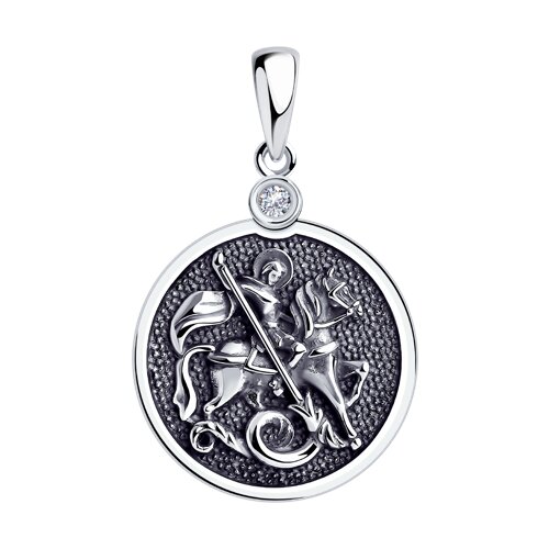 Подвеска SOKOLOV - Серебро 925, Фианит (арт. 95030282)