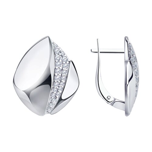 Серьги Diamant - Серебро 925, Фианит (арт. 94-120-00676-2)