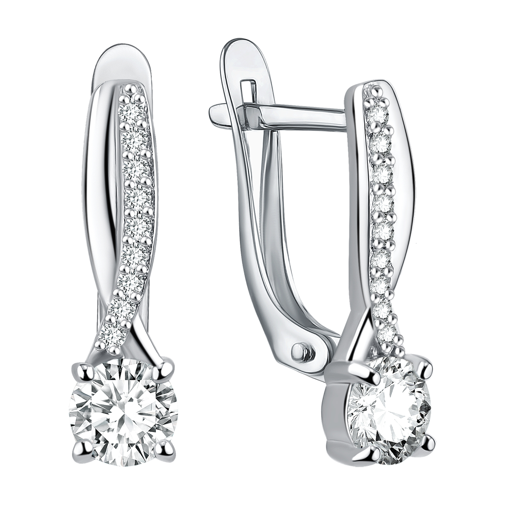 Серьги Talant - Серебро 925, Фианит (арт. 10-72-0001-17303)