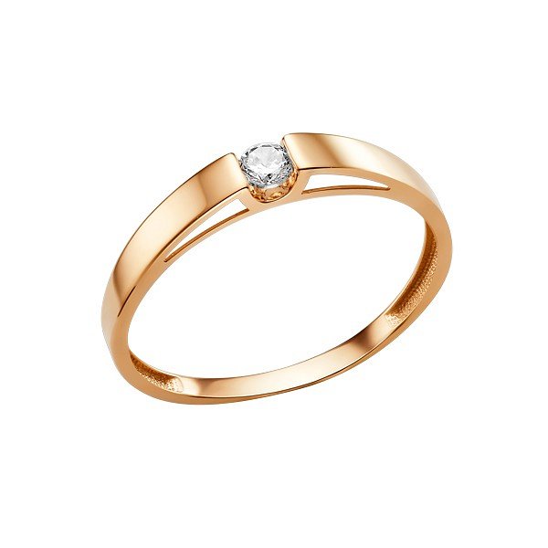 Кольцо ЮФ Династия - Золото 375, Фианит (арт. 015211-5100)