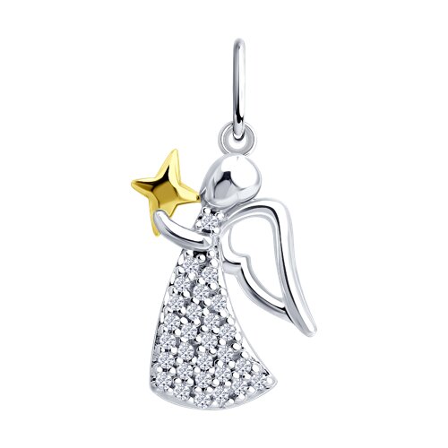 Подвеска Diamant - Серебро 925, Фианит (арт. 94-130-00116-1)