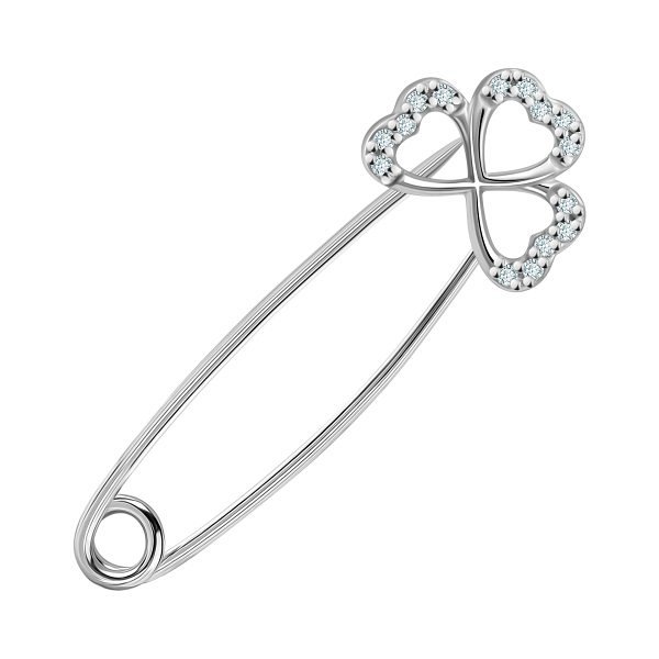 Булавка Talant - Серебро 925, Фианит (арт. 61-72-0001-12173)