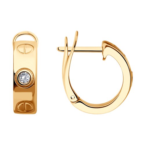 Серьги Diamant - Серебро 925, Фианит (арт. 93-120-02024-1)