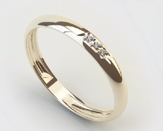 Кольцо ЮП Цитрин - Золото 585, Фианит (арт. ОК30008)