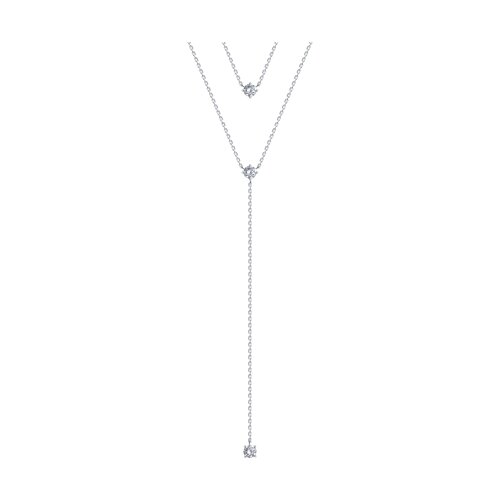 Колье SOKOLOV - Серебро 925, Фианит (арт. 94070949)