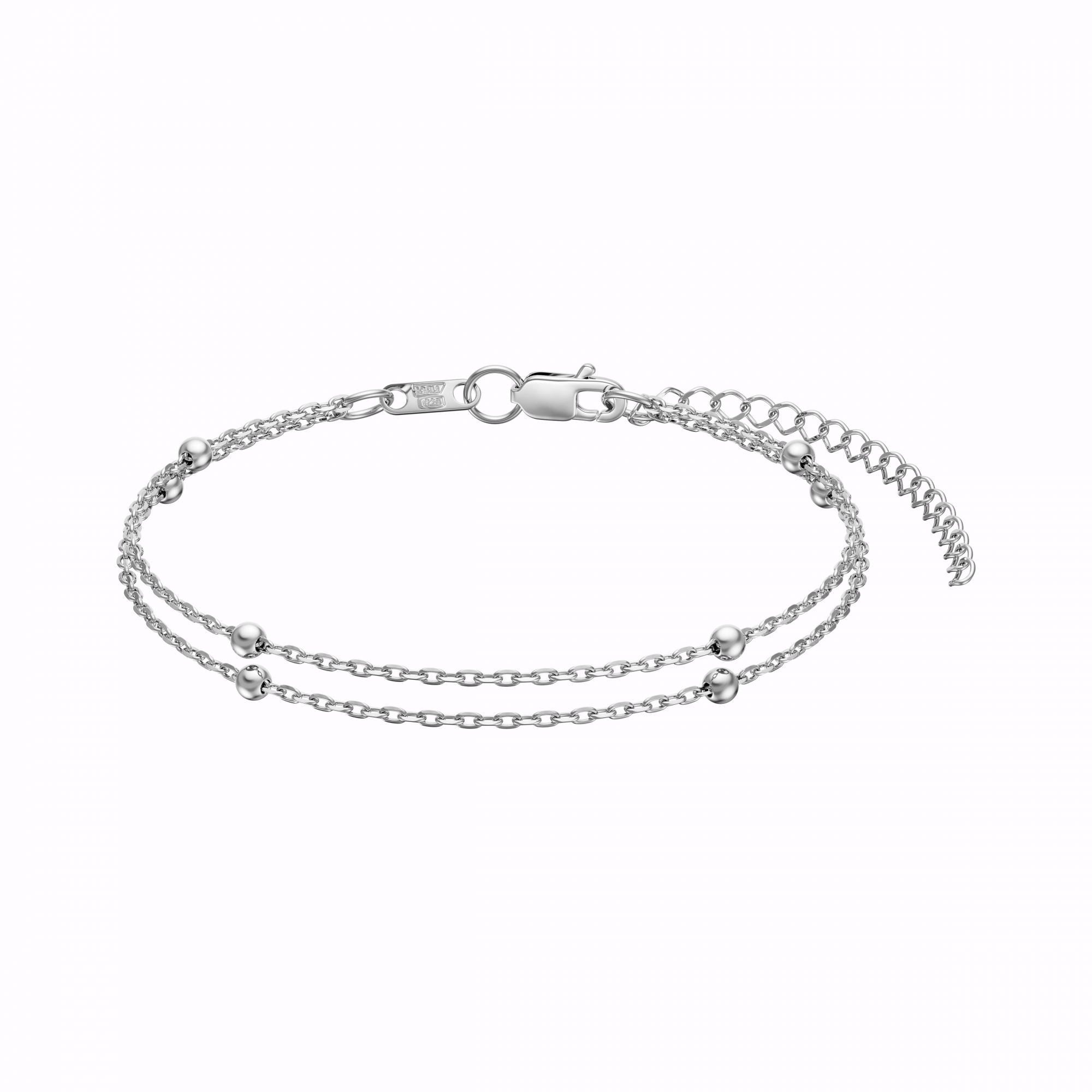 Браслет Красцветмет - Серебро 925 (арт. НБ22-559-3#0.35)