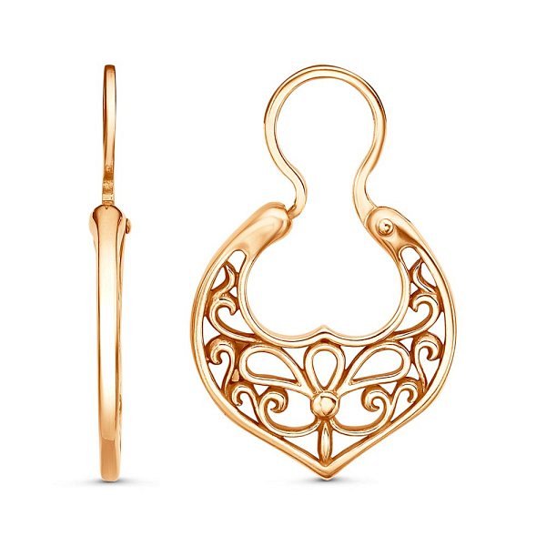 Серьги Красная пресня - Серебро 925 (арт. 33015687)