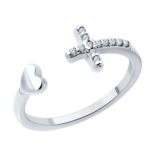 Кольцо SOKOLOV - Серебро 925, Фианит (арт. 94013843)