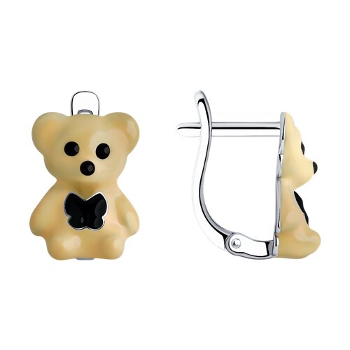 Серьги SOKOLOV - Серебро 925, Эмаль (арт. 94026044)