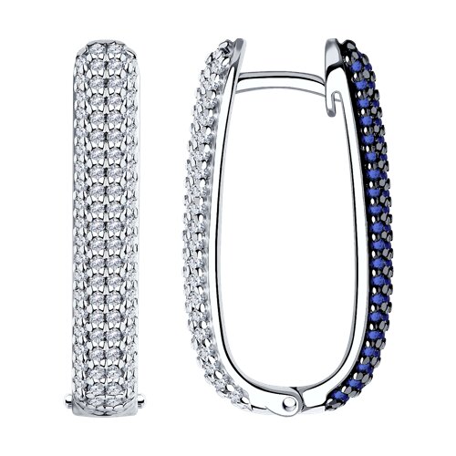 Серьги Diamant - Серебро 925, Фианит (арт. 94-120-01900-1)