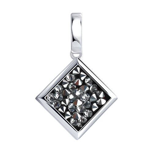 Подвеска Diamant - Серебро 925, Кристальная ткань (арт. 94-130-00098-1)
