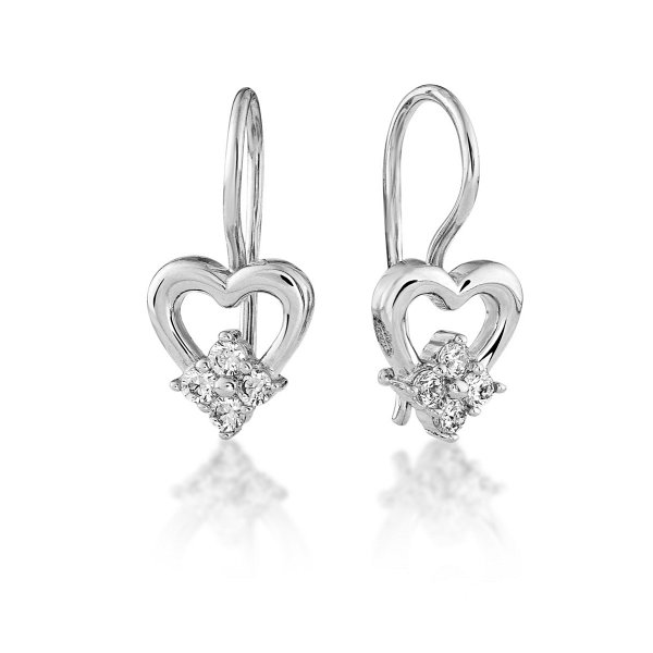 Серьги Галатея - Серебро 925, Фианит (арт. 3459.1)