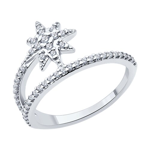 Кольцо SOKOLOV - Серебро 925, Фианит (арт. 94014062)