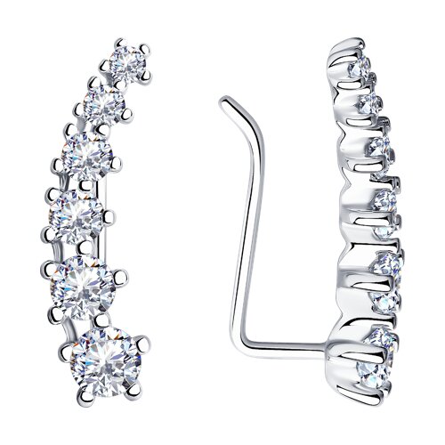 Серьги Diamant - Серебро 925, Фианит (арт. 94-120-01507-1)