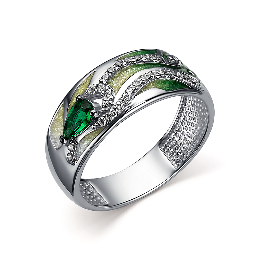 Кольцо Мириада - Серебро 925, Фианит, Эмаль (арт. 901011040)