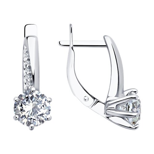 Серьги Diamant - Серебро 925, Фианит (арт. 94-120-02134-1)