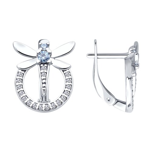 Серьги Diamant - Серебро 925, Фианит (арт. 94-120-02197-1)