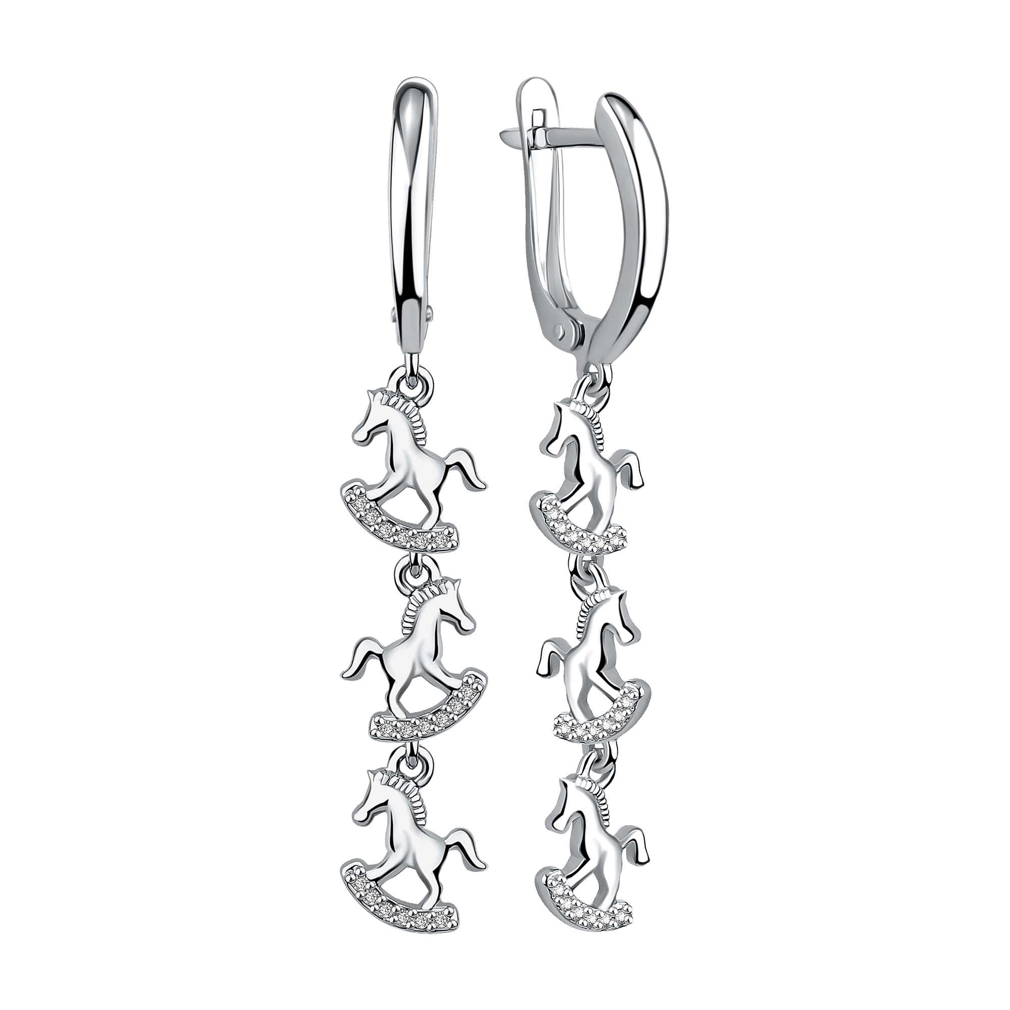 Серьги Talant - Серебро 925, Фианит (арт. 14-72-0001-17312)