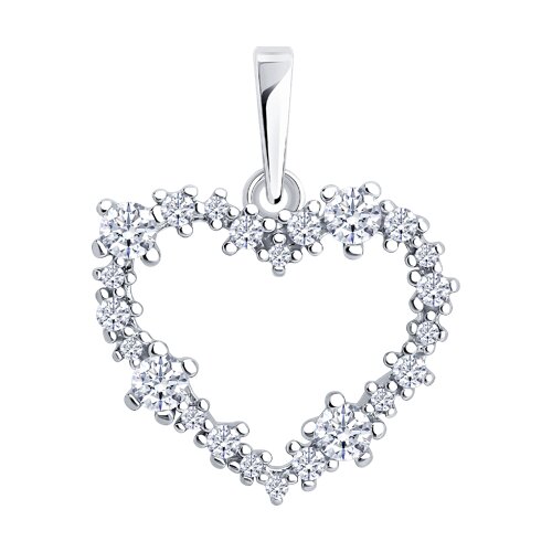 Подвеска Diamant - Серебро 925, Фианит (арт. 94-130-00096-1)