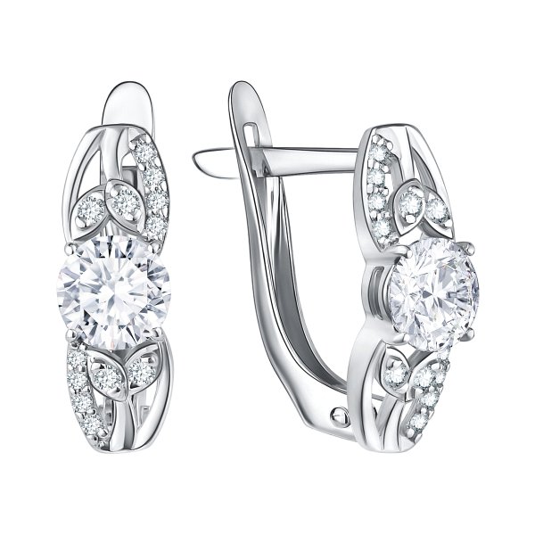 Серьги Talant - Серебро 925, Фианит (арт. 10-72-0001-10190)