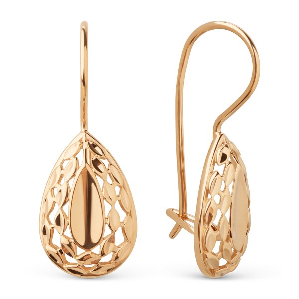 Серьги ЮФ Династия - Золото 585 (арт. 026022-1010)