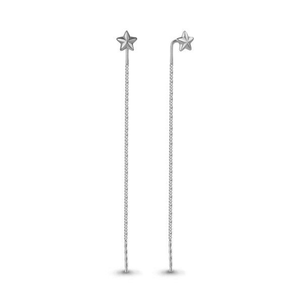 Серьги Аквамарин - Серебро 925 (арт. 34716.5)