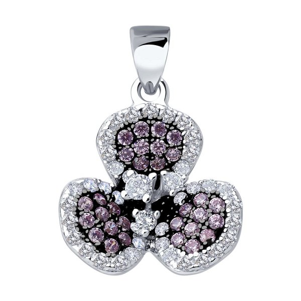 Подвеска SOKOLOV - Серебро 925, Фианит (арт. 94033276-91)