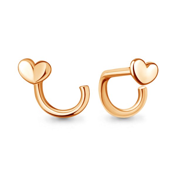 Пирсинг Аквамарин - Золото 375 (арт. 75555.8)