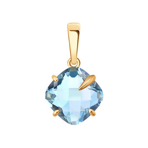 Подвеска SOKOLOV - Золото 585, Топаз (арт. 733138)