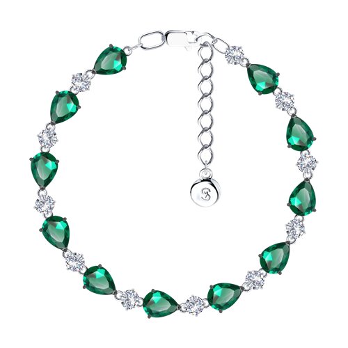 Браслет SOKOLOV - Серебро 925, Фианит (арт. 94051002)