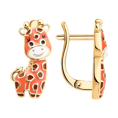 Серьги SOKOLOV - Серебро 925, Эмаль (арт. 93022464)