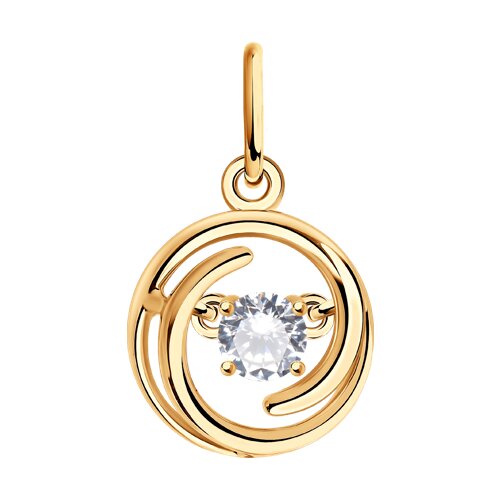 Подвеска SOKOLOV - Серебро 925, Фианит (арт. 93030381)