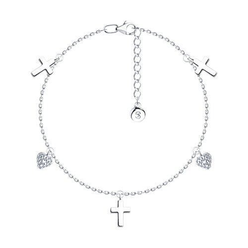 Браслет SOKOLOV - Серебро 925, Фианит (арт. 94050990)