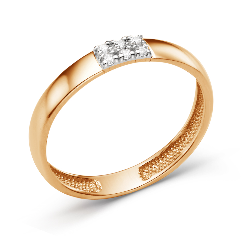 Кольцо ЮФ Династия - Золото 585, Фианит (арт. 000841-1102)