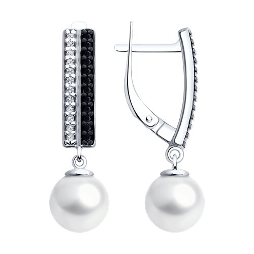 Серьги SOKOLOV - Серебро 925, Фианит (арт. 94026907)