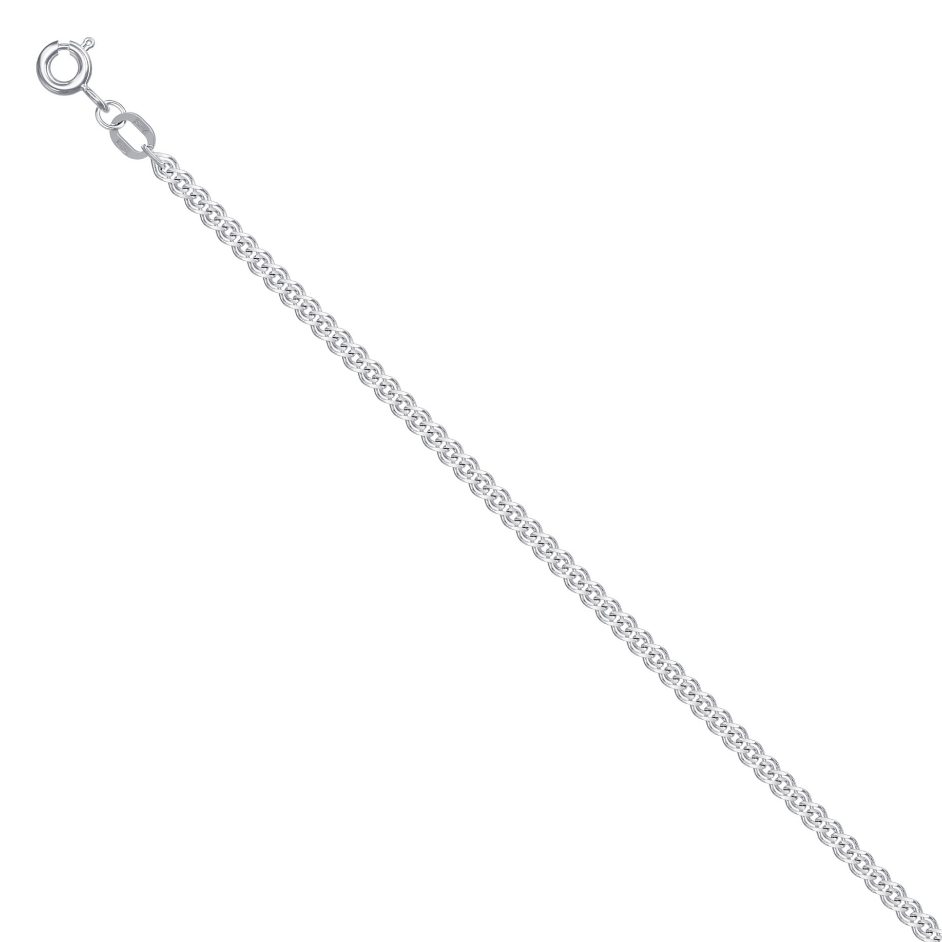 Браслет Красцветмет - Серебро 925 (арт. НБ22-200-3#0.40)