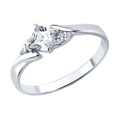 Кольцо SOKOLOV - Серебро 925, Фианит (арт. 94014640)