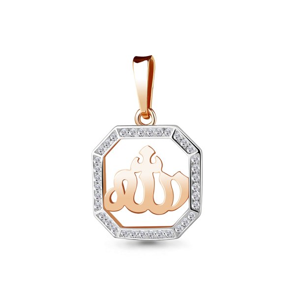 Подвеска Аквамарин - Золото 375, Фианит (арт. 21111А.8)